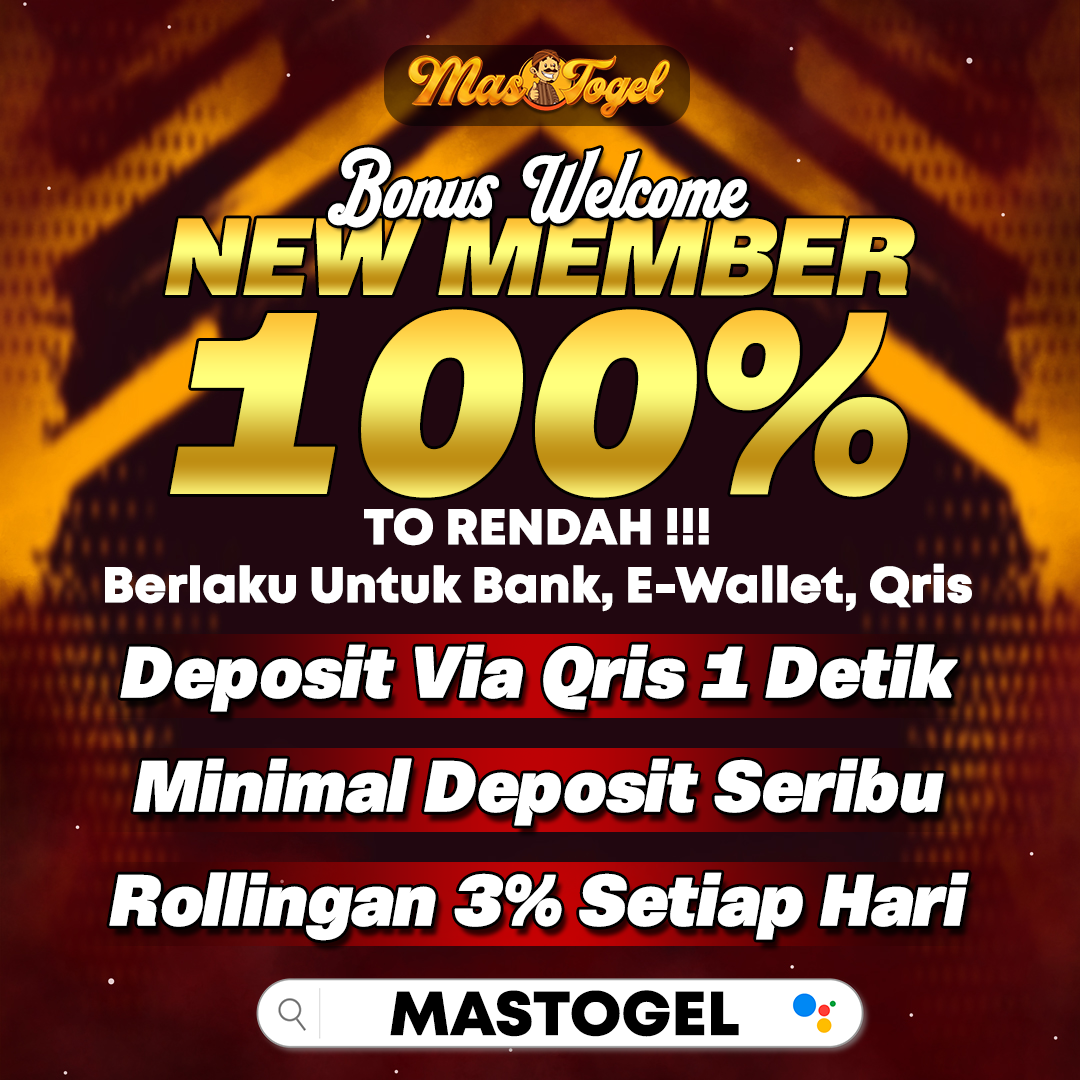 MASTOGEL : Situs Slot Bonus New Member 100%